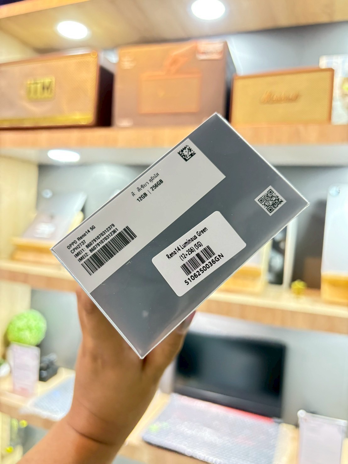 OPPO Reno14 (5G) 12/256GB สี Luminous Green มือ1