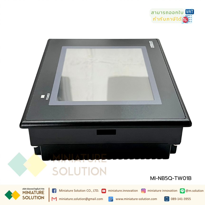 Omron NB5Q-TW01B Touch screen HMI, 5.6 inch QVGA (320 x 234 pixel), TFT color, Ethernet + USB Host