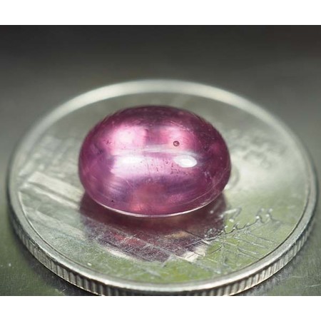 พลอยทับทิมแท้(Ruby) 4.30 กะรัตสวยสีส้มชมพู