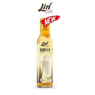 วานิลลา ไซรัป ตราลิน Lin Vanilla Syrup 300 ml. (05-1248)