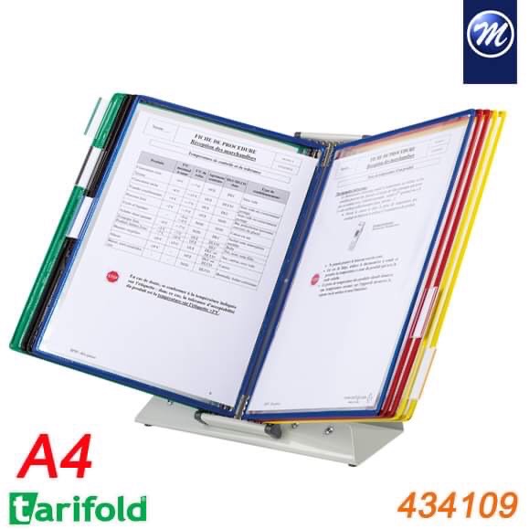 แท่นโชว์เอกสารตั้งโต๊ะ A4 (10ซอง) เทอริโฟลด์ 434109
