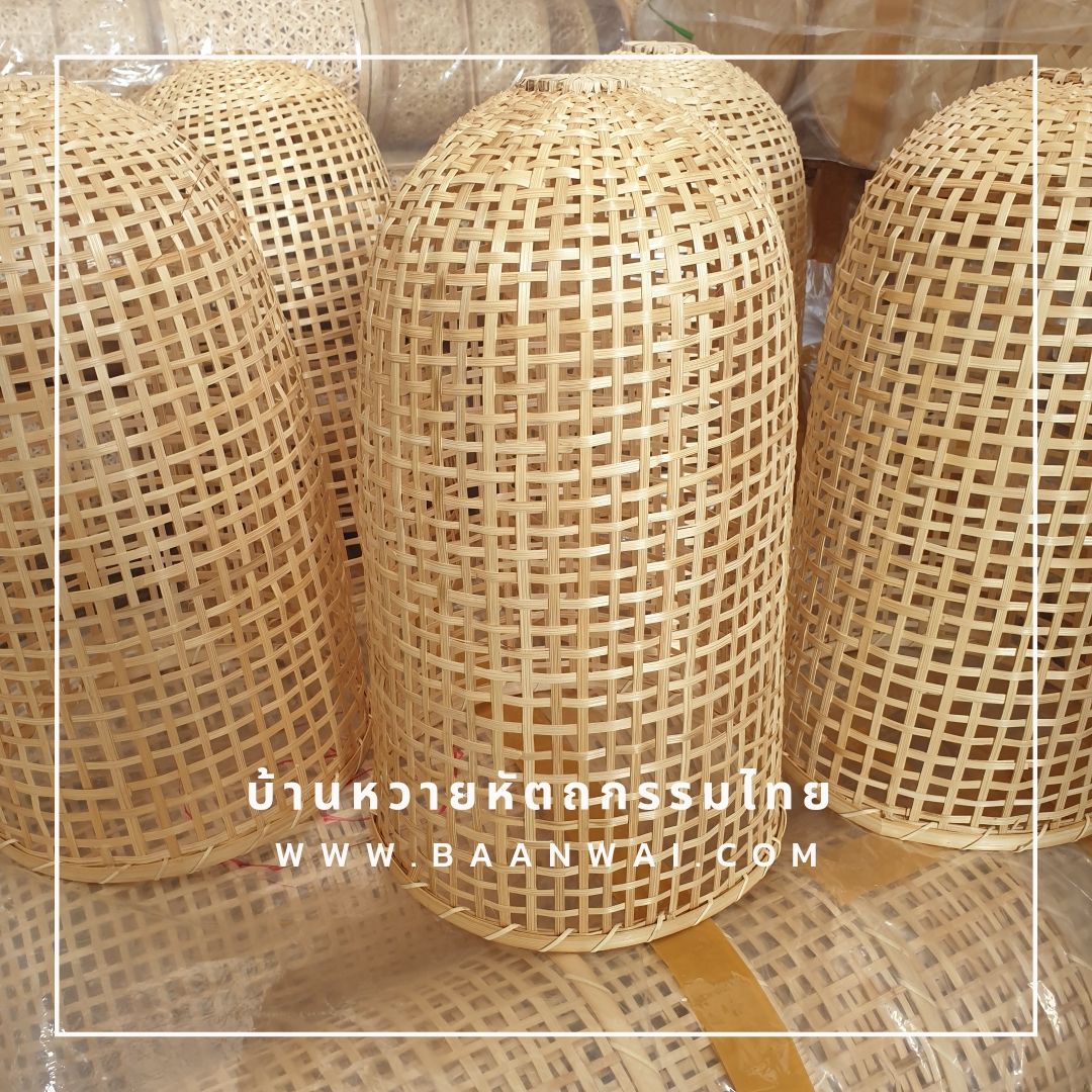 โคมไฟไซ โคมไฟไม้ไผ่ ทรงสูง