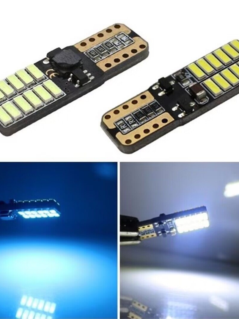 หลอดเสียบT10 4014 LED 24ชิป 12v.-24v./ขายเป็นคู่