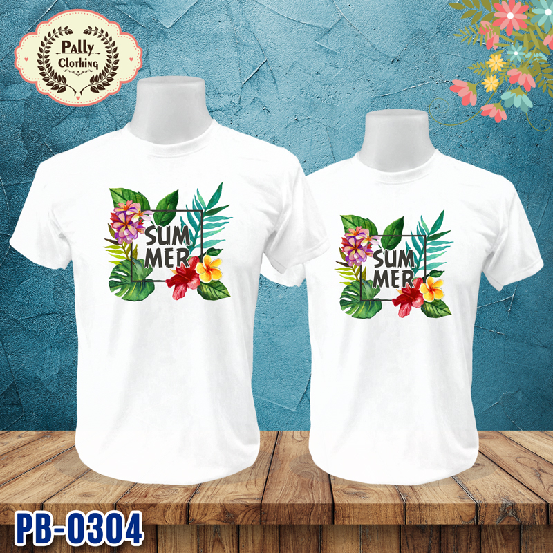 เสื้อยืดซัมเมอร์ PB-0304 ลาย SUMMER