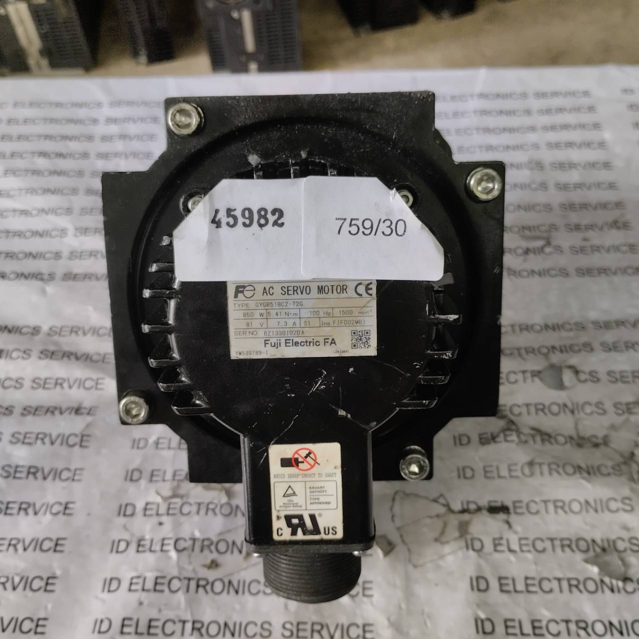 GYG851BC2-T2G FUJI SERVO MOTOR