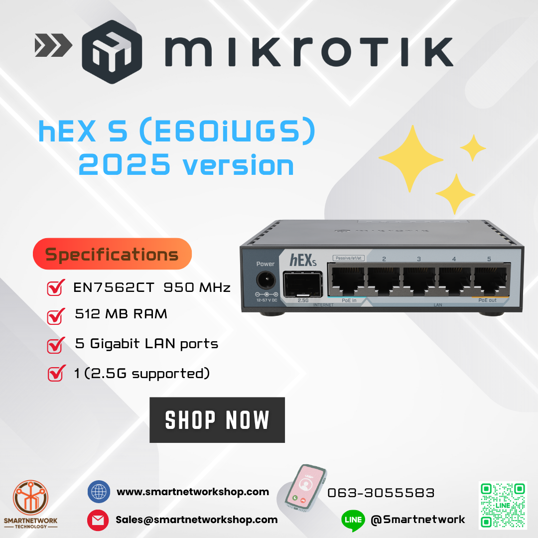 Mikrotik hEX S (E60iUGS) 2025