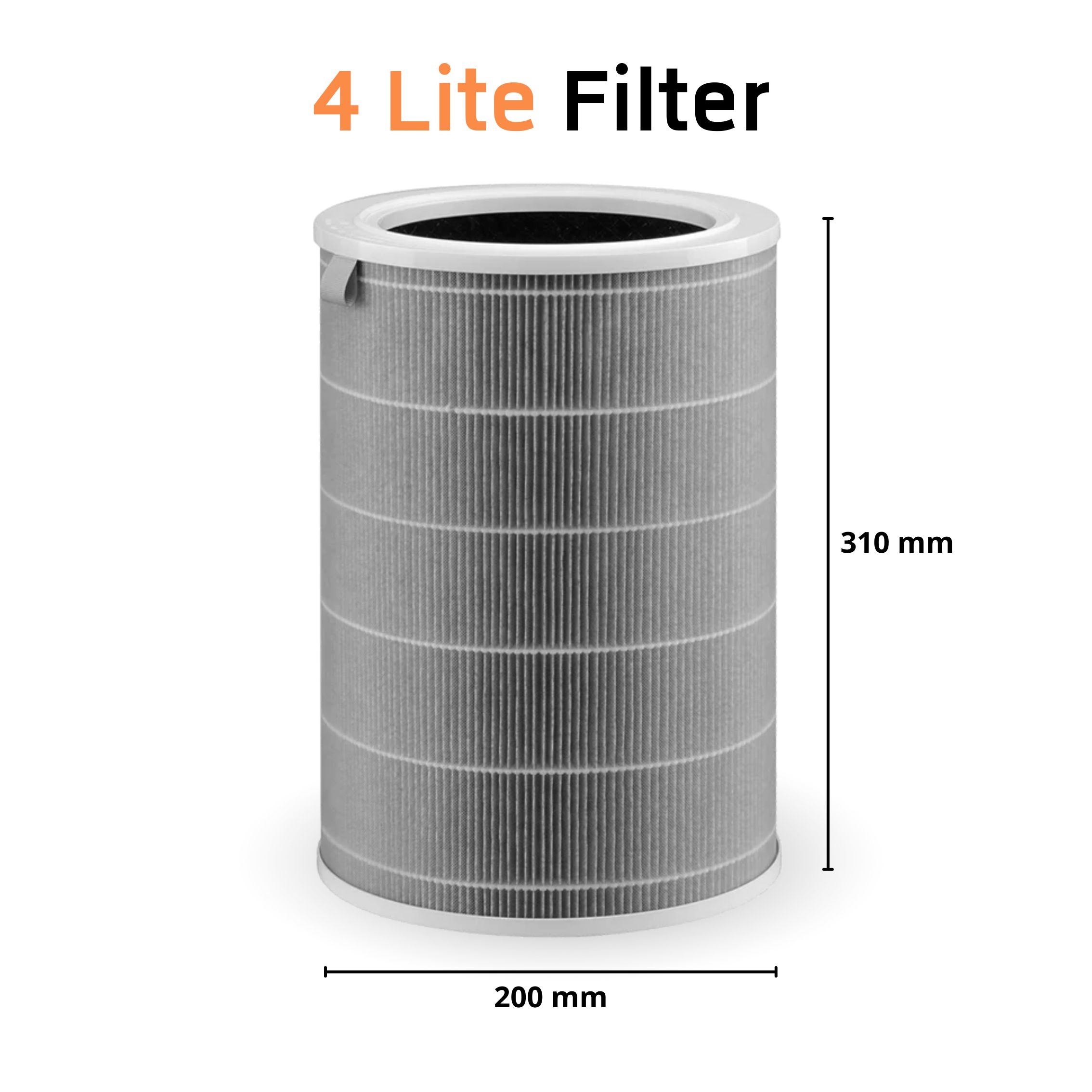 ไส้กรองอากาศ Xiaomi (สีเทา) รุ่น 4 Lite / 4 Pro / 4 & 4 TH / Pro H / 4 compact สำหรับ เครื่องฟอกอากาศ MI Air Purifier Filter