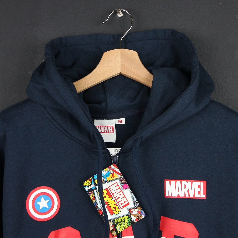 สินค้าลิขสิทธิ์แท้ 1019F-386 : Marvel Hoodie เสื้อฮูดกัปตันอเมริกา