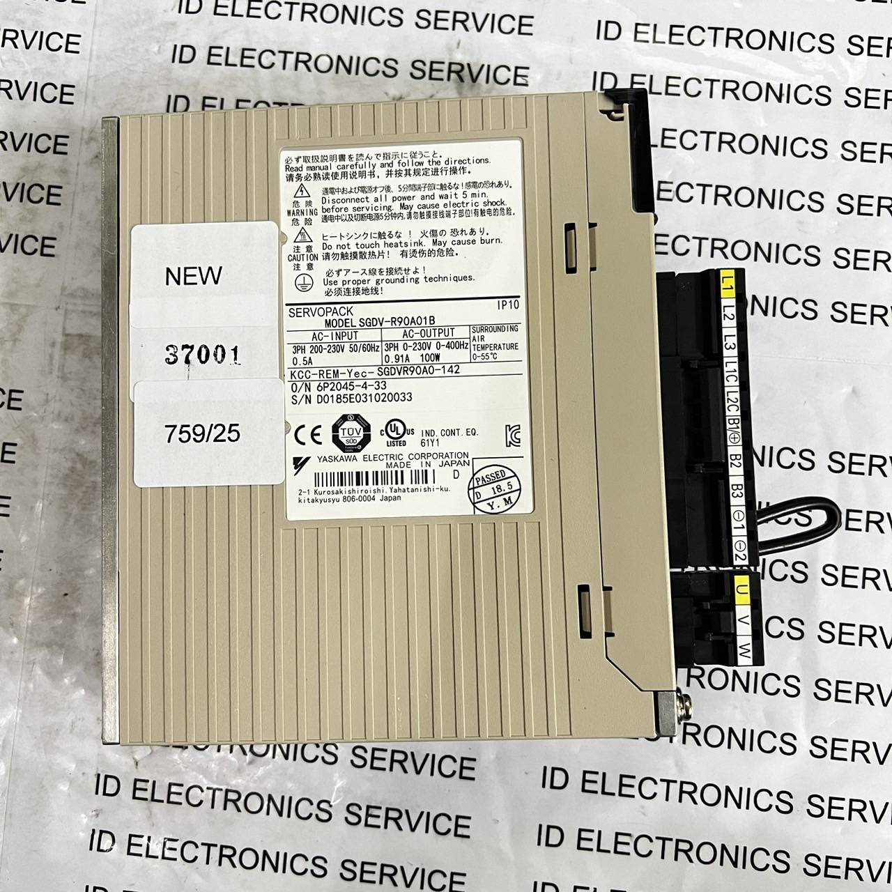 SGDV-R90A01B YASKAWA SERVO DRIVE