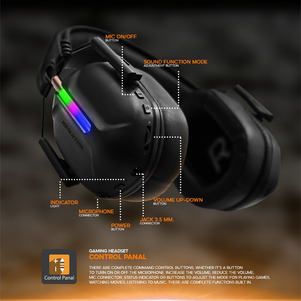 Neolution SILENCER PRO 7.1 BULETOOTH HEADSET