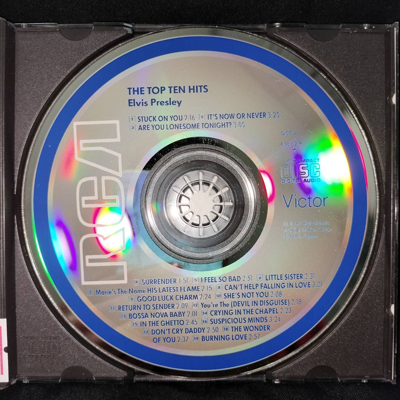 Elvis Presley – The Top Ten Hits / JAPAN / แผ่นสวย