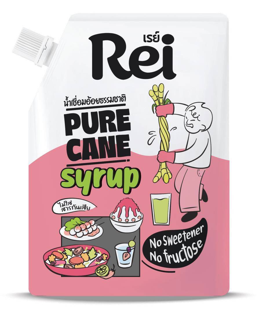 เรย์ น้ำเชื่อมอ้อยธรรมชาติ 450 กรัม Rei Pure Cane Syrup 450 g. (03-9397)