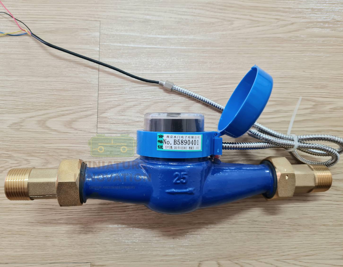 ดิจิตอล มิเตอร์วัดการใช้น้ำ RS485 Water Flow Meter RS485 MODBUS output DN25 1"