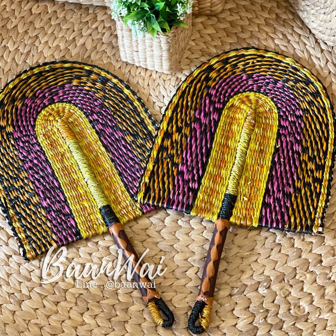 พัดสาน ทรงรี ขนาดใหญ่