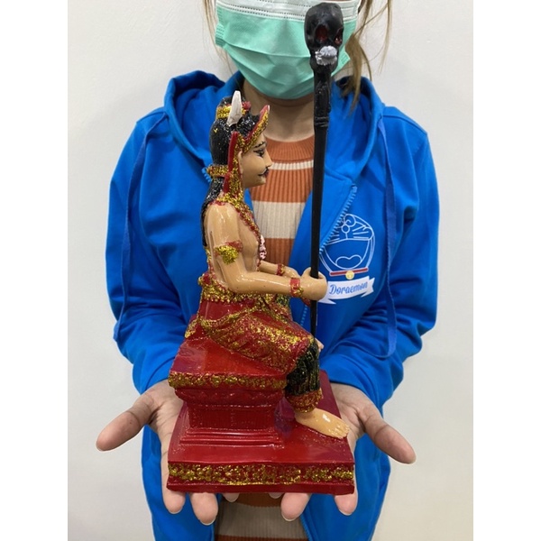 พญายม ท่านยม กว้าง5นิ้ว สุง10นิ้ว ยาว5นิ้ว