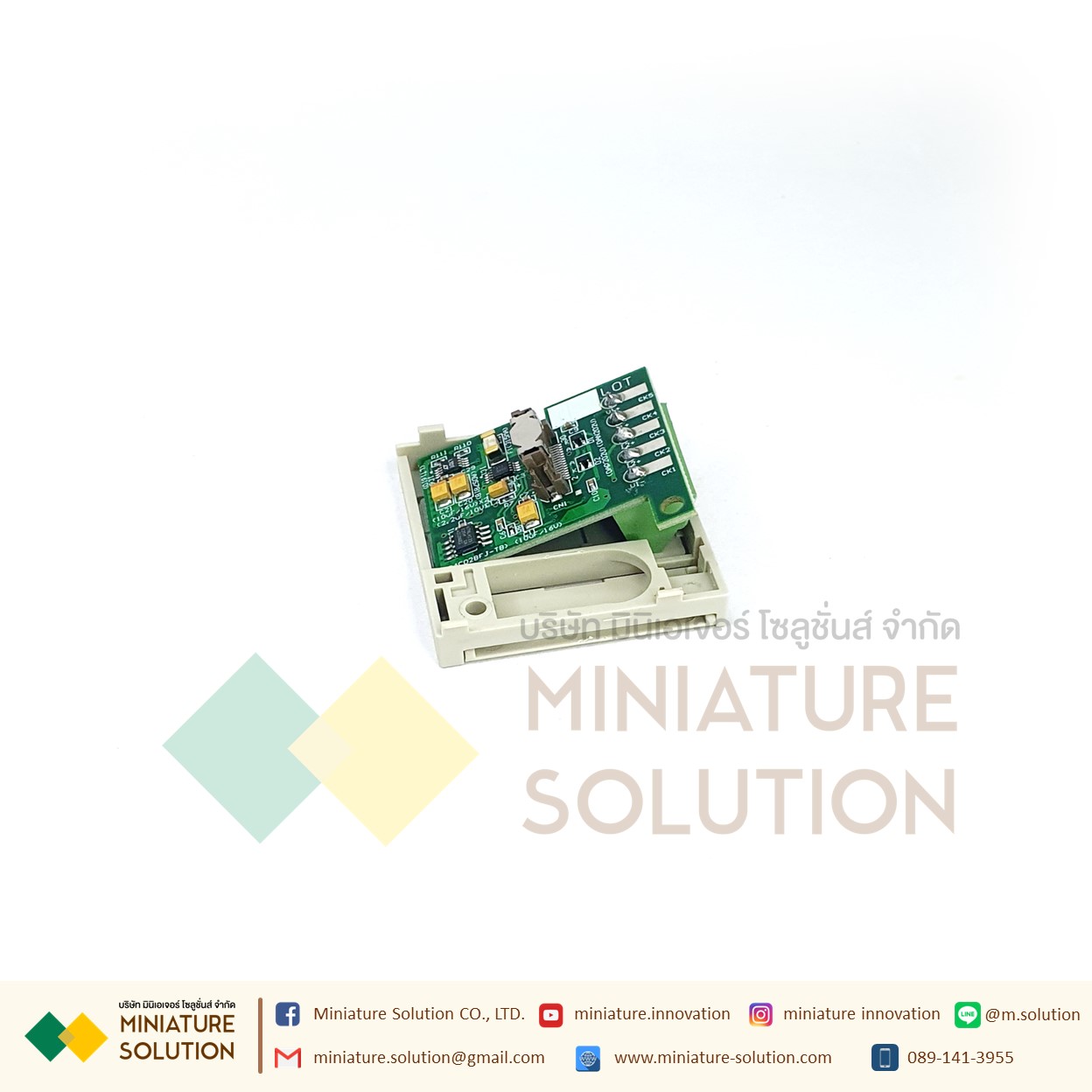 การ์ดขยาย MITSUBISHI Analog input expansion board PLC MODEL: FX1N-2AD-BD