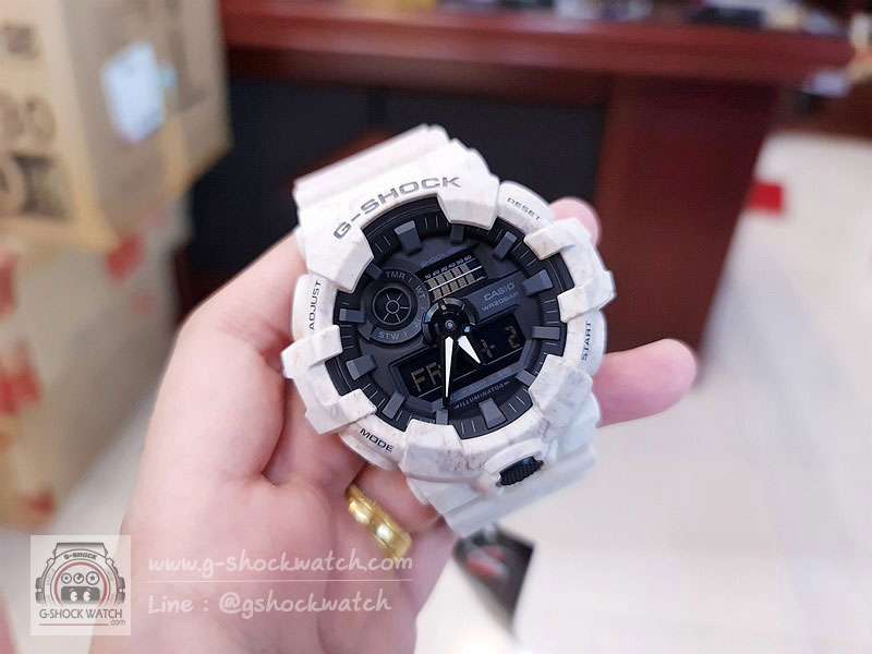 CASIO G-SHOCK นาฬิกาข้อมือ นาฬิกากันน้ำ นาฬิกาของแท้ ประกันศูนย์ CMG 1 ปี รุ่น GA-700WM-5A