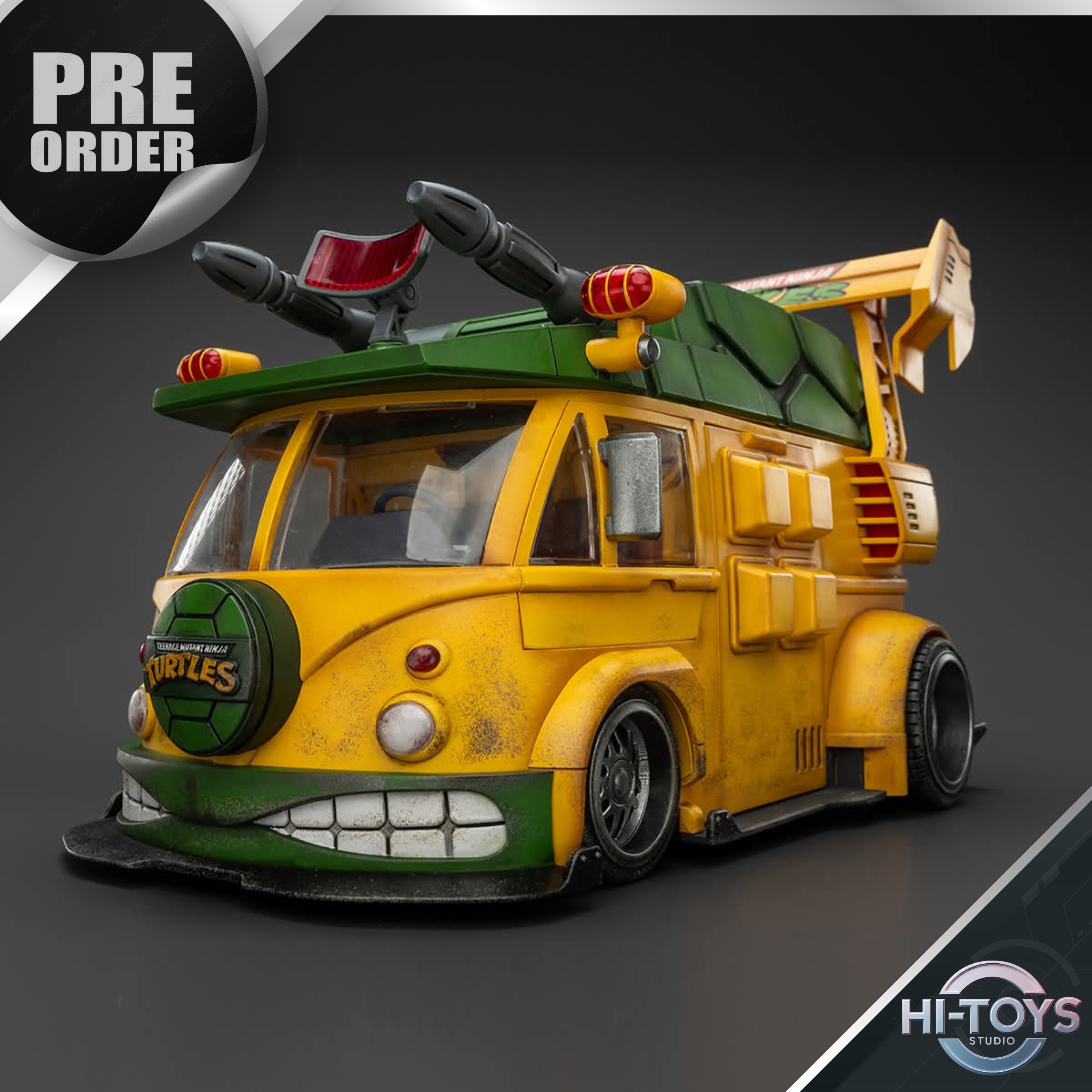 [25-10-2025] PRE ORDER - 𝗝𝗢𝗬 𝗧𝗢𝗬 - 1/18 : TMNT JT02540 Turtle Van