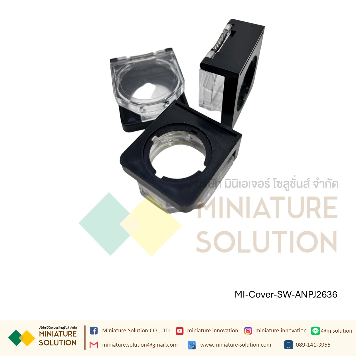 อุปกรณ์เสริมปุ่มสวิตช์ ฝาครอบปุ่มกดสวิตช์ฉุกเฉิน ปุ่มหยุดฉุกเฉิน ฝาครอบป้องกัน แบบใส กล่องคำเตือน ฝาครอบ 22MM