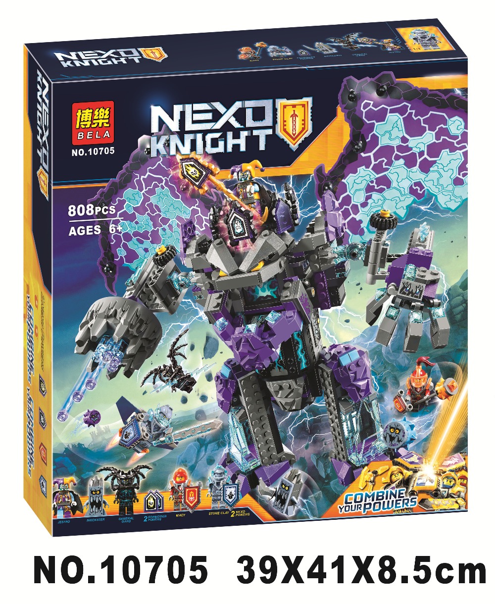 เลโก้จีน BELA.10705 ชุด NEXO Knights the stone colossus of ultimate destruction