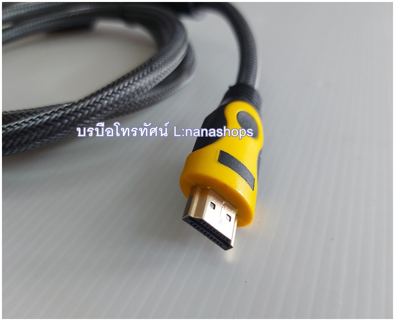 สายHDMI ต่อTVเข้ากับโน๊ตบุ๊ค กล่องจานดาวเทียม สายต่อสัญญาณภาพและเสียงเข้าทีวี