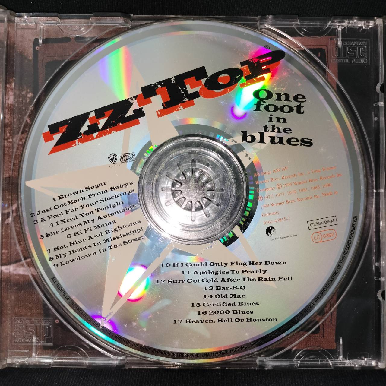 ZZ Top – Rhythmeen / GERMANY / แผ่นดี