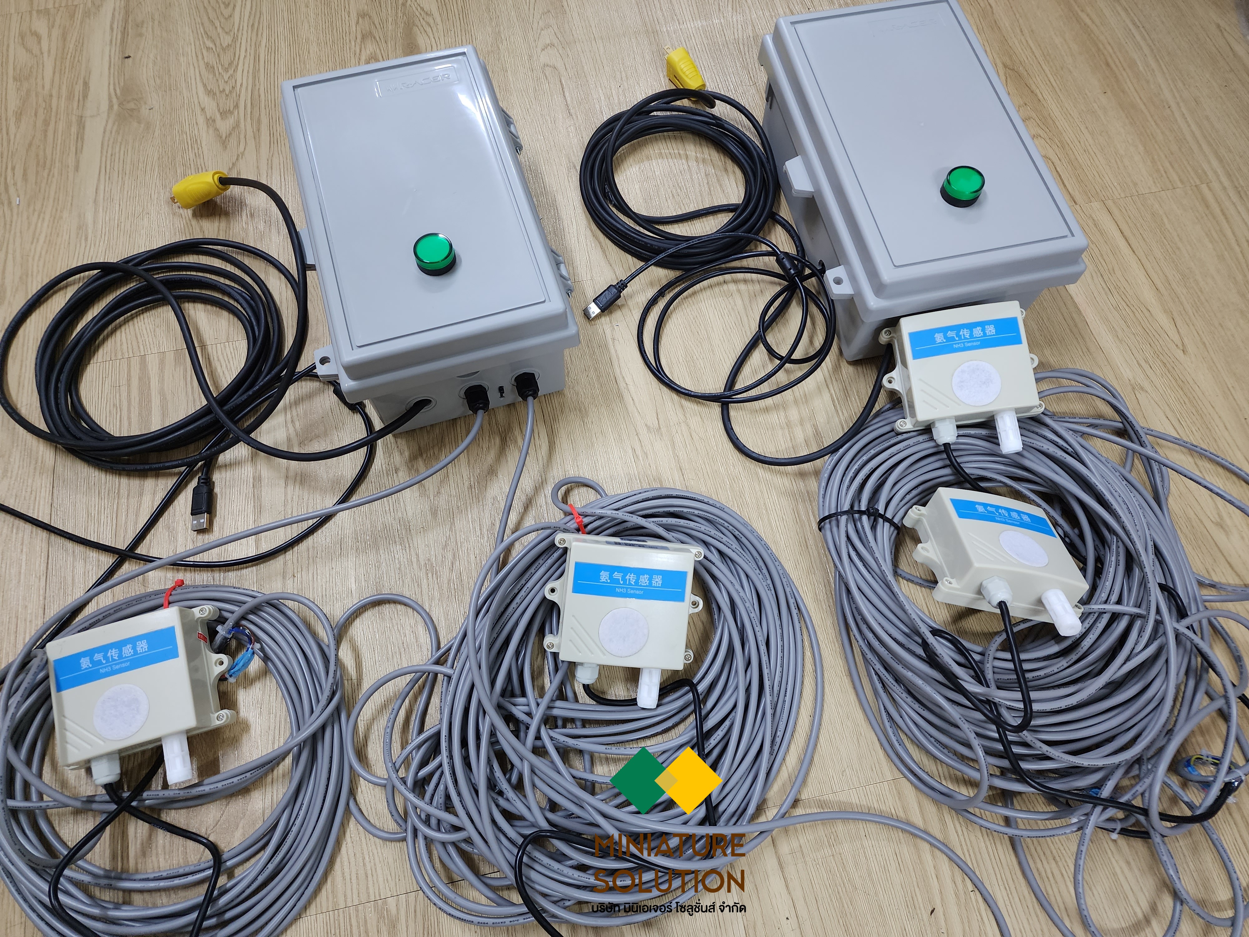 ระบบวัดค่า แอมโมเนียในเล้าไก่ เพื่อแจ้งเตือนขึ้น IOT แจ้งข้อมูลผ่าน Line NH3 Ammonia