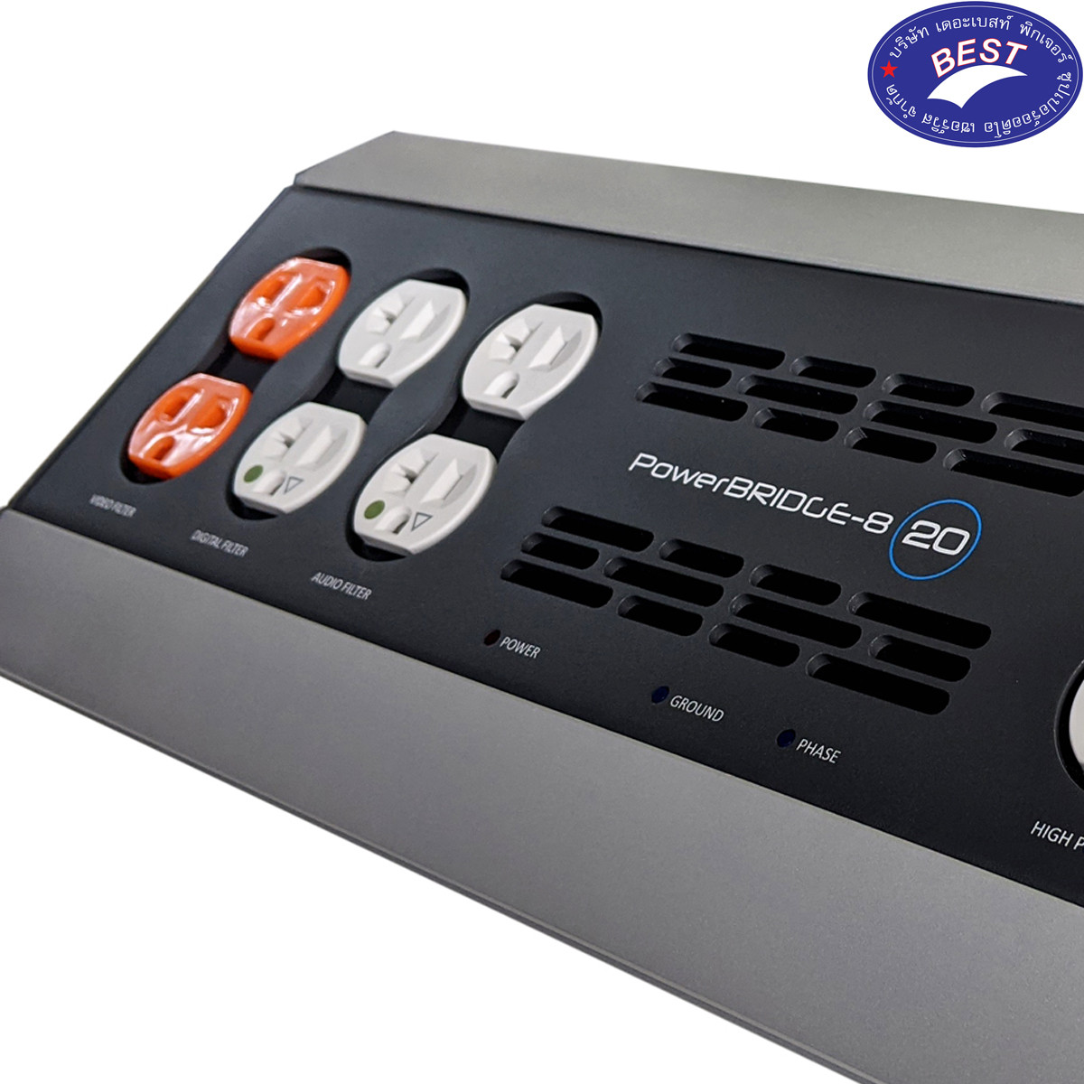 CLEF AUDIO POWERBRIDGE-8 20A เครื่องกรองไฟ กันไฟกระชาก 8 ช่องเสียบ