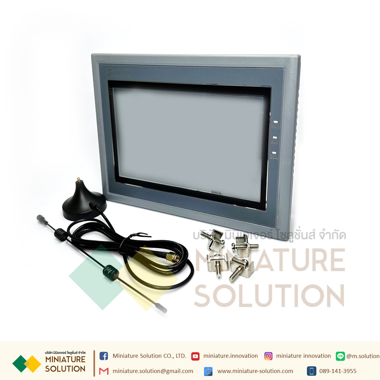 SK-070MW SAMKOON หน้าจอทัชสกรีน หน้าจอสัมผัส HMI WiFi Touchscreen 7.0นิ้ว 24V DC รุ่น SK-070MW [SK-070MW]
