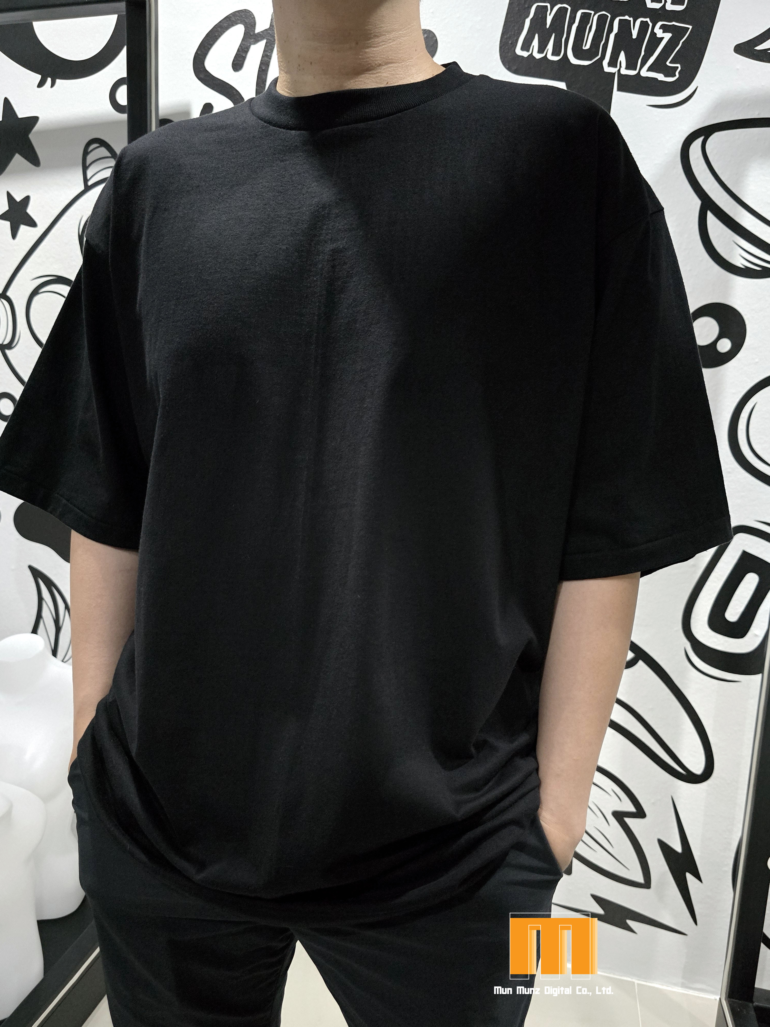 รับสกรีนเสื้อ oversize โอเวอร์ไซส์ เกาหลี คอฟิต พรีเมี่ยม