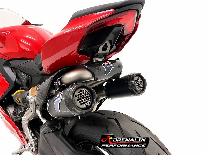 ท่อ Termignoni full สำหรับ V2 2020+ ปลายไทเทคู่ดำ ออกท้าย SBK Edition