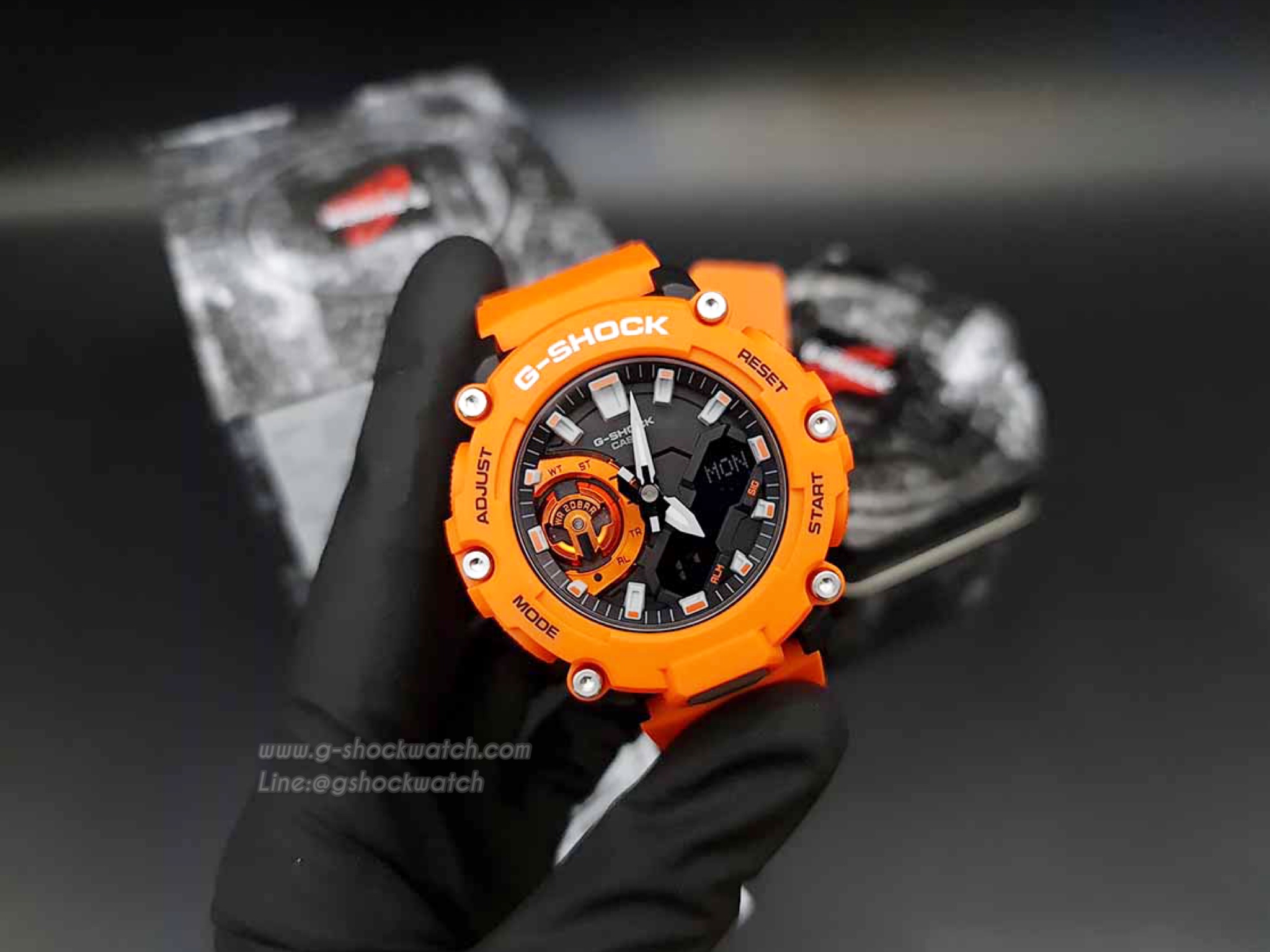 CASIO G-SHOCK นาฬิกาข้อมือ นาฬิกากันน้ำ นาฬิกาของแท้ ประกันศูนย์ CMG 1 ปี รุ่น GA-2200M-4A