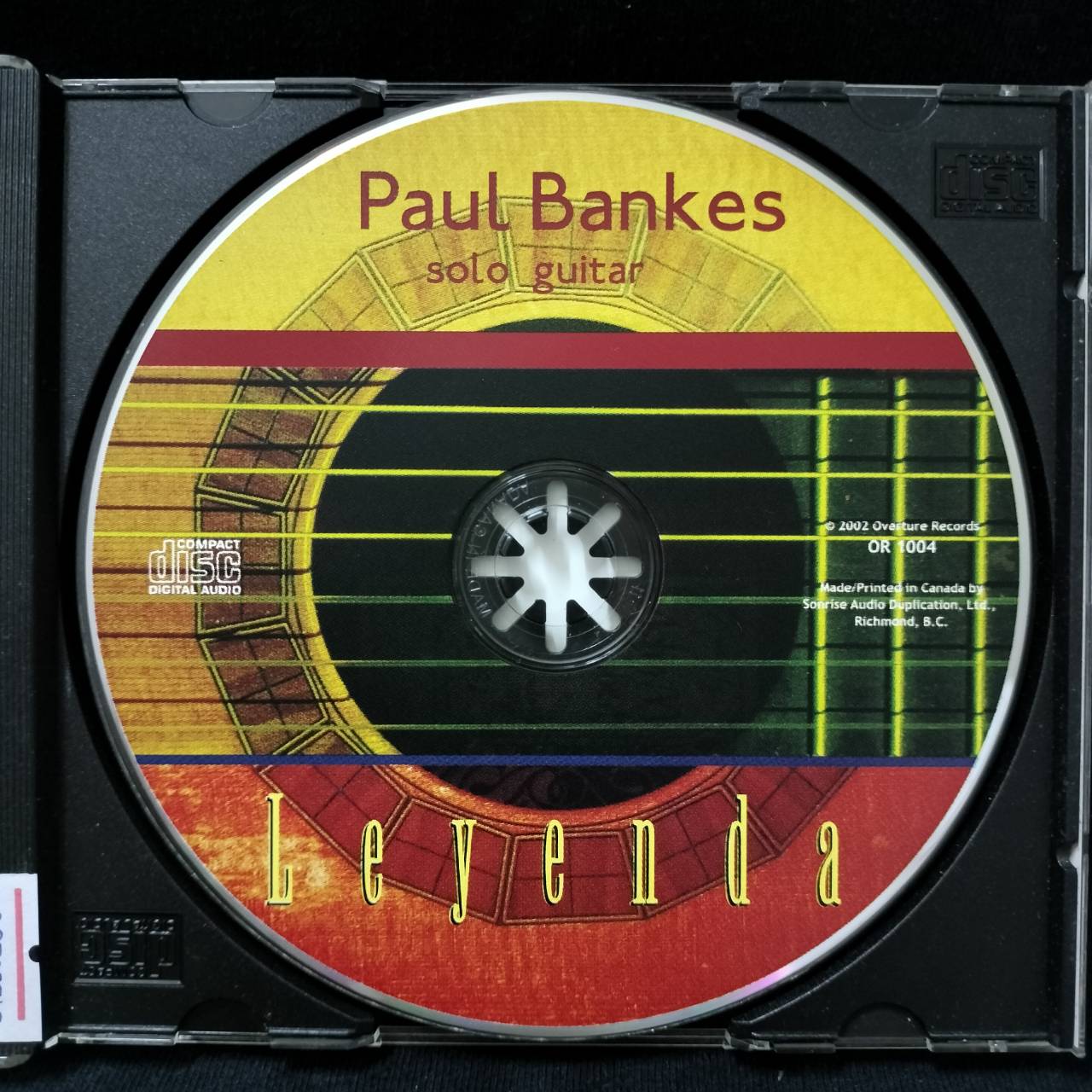 Paul Bankes – Solo Guitar / CANADA / แผ่นดี
