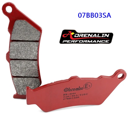 ผ้าเบรค หน้า Brembo สำหรับ F800GS F850 F750 GS สีแดง เกรด sinter 07bb03spa
