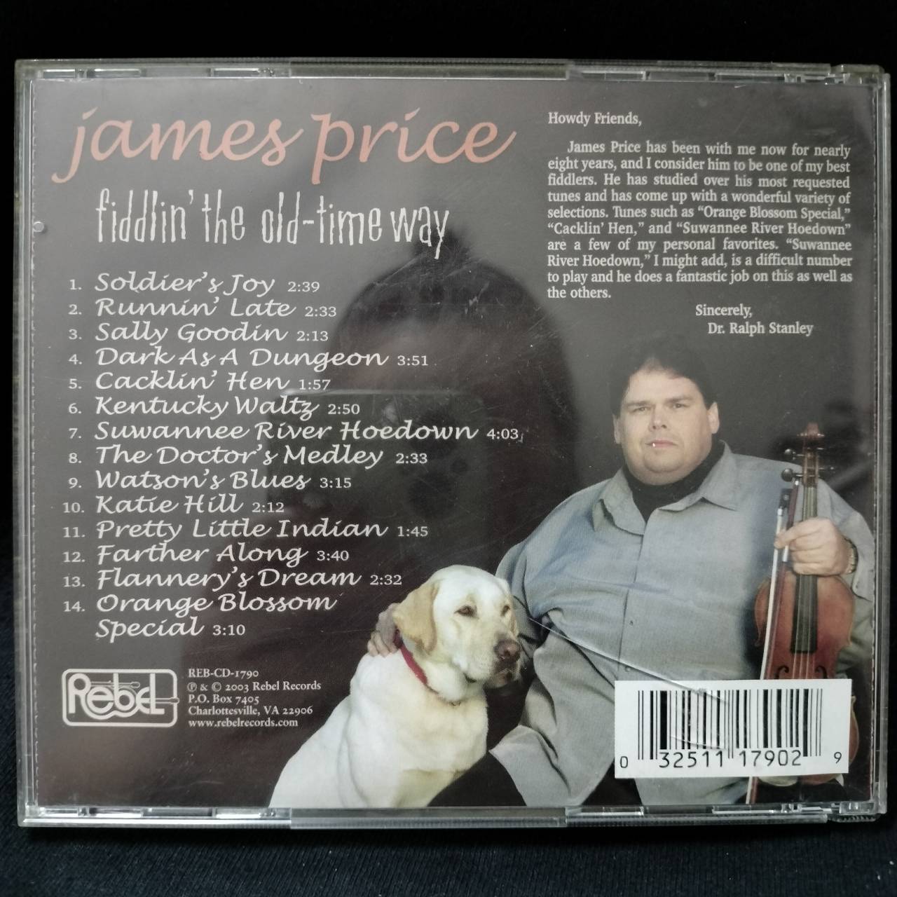 James Price – Fiddlin' The Old-Time Way / USA / แผ่นดี