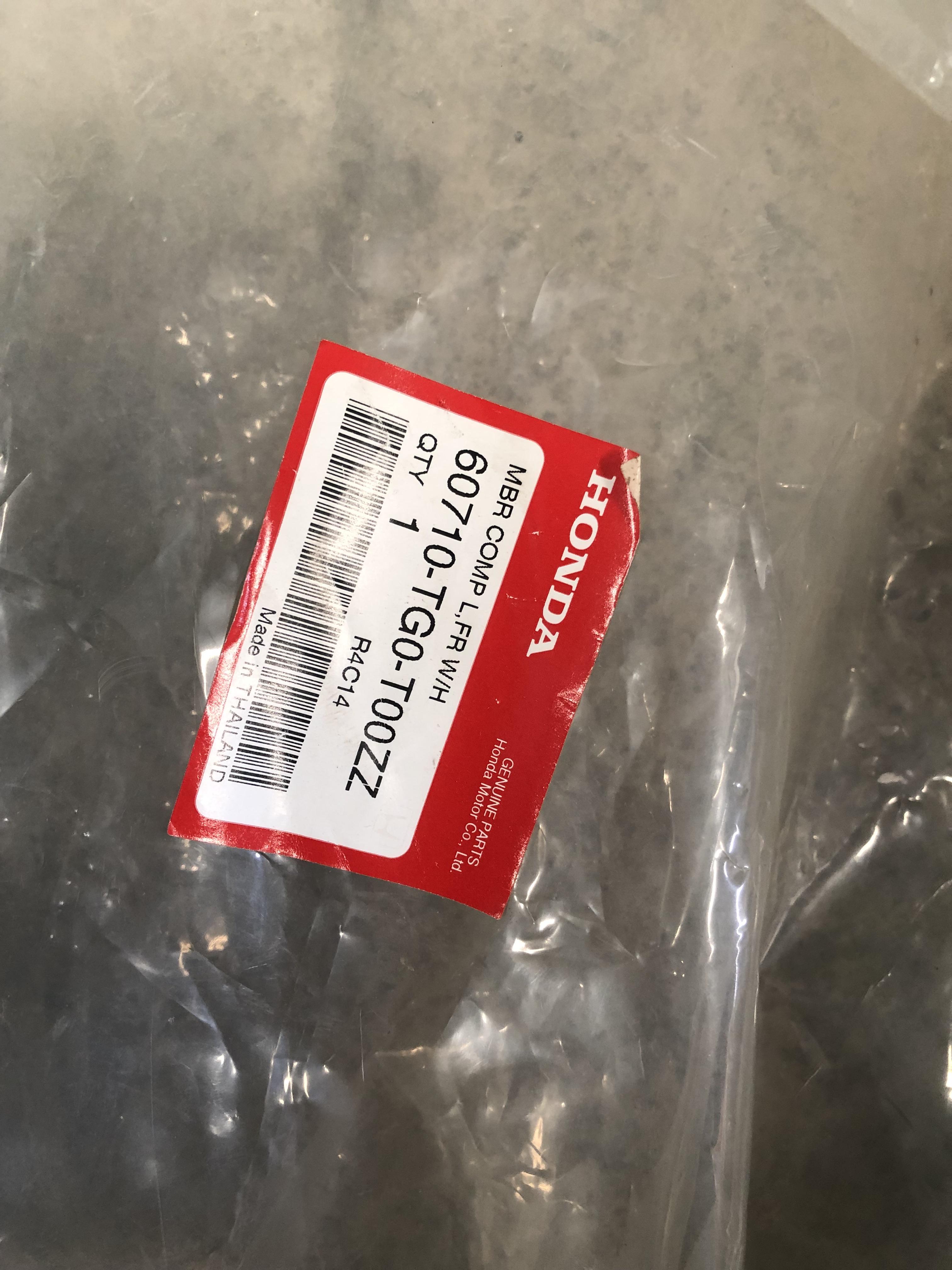 ซับในบังโคลนตัวหลัง L+R Honda Jazz