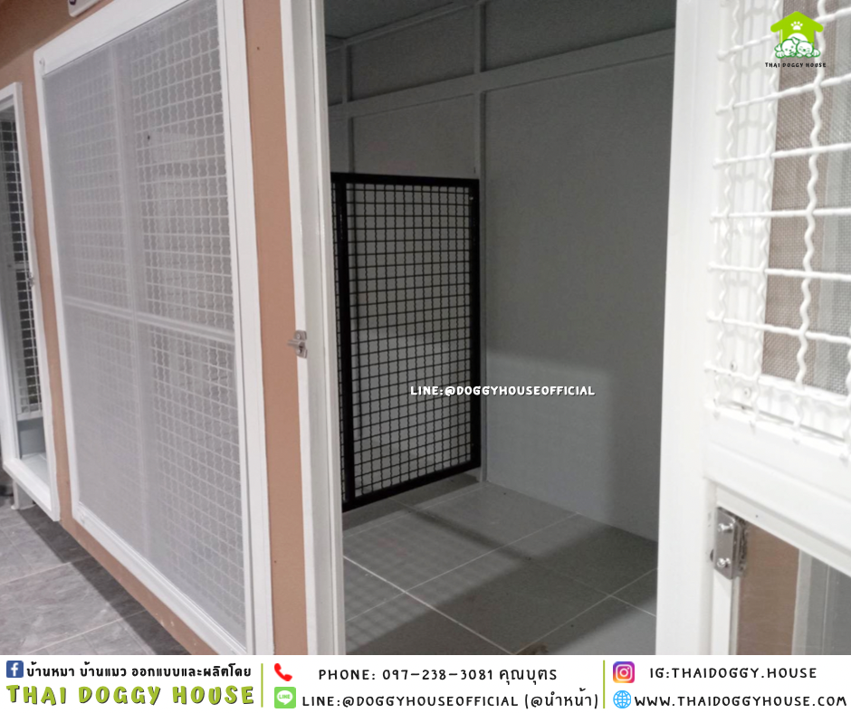 บ้านหมา 2 ประตู แบบบ้าน BOX STYLE