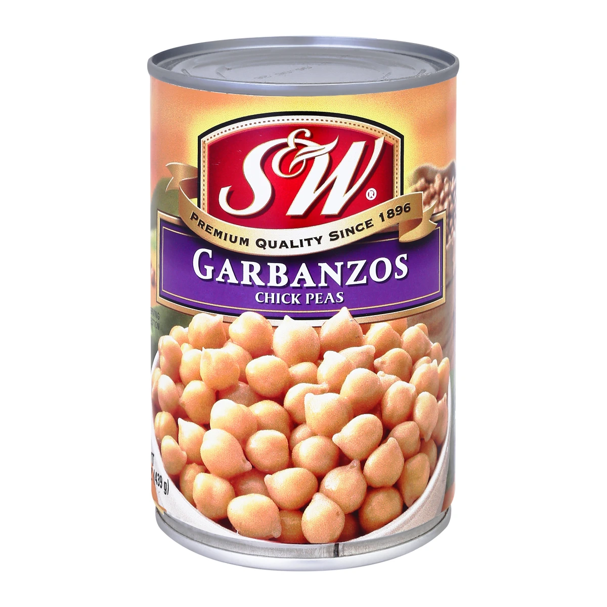 S&W Garbanzo Beans ถั่วลูกไก่ 439 g. (07-0134)