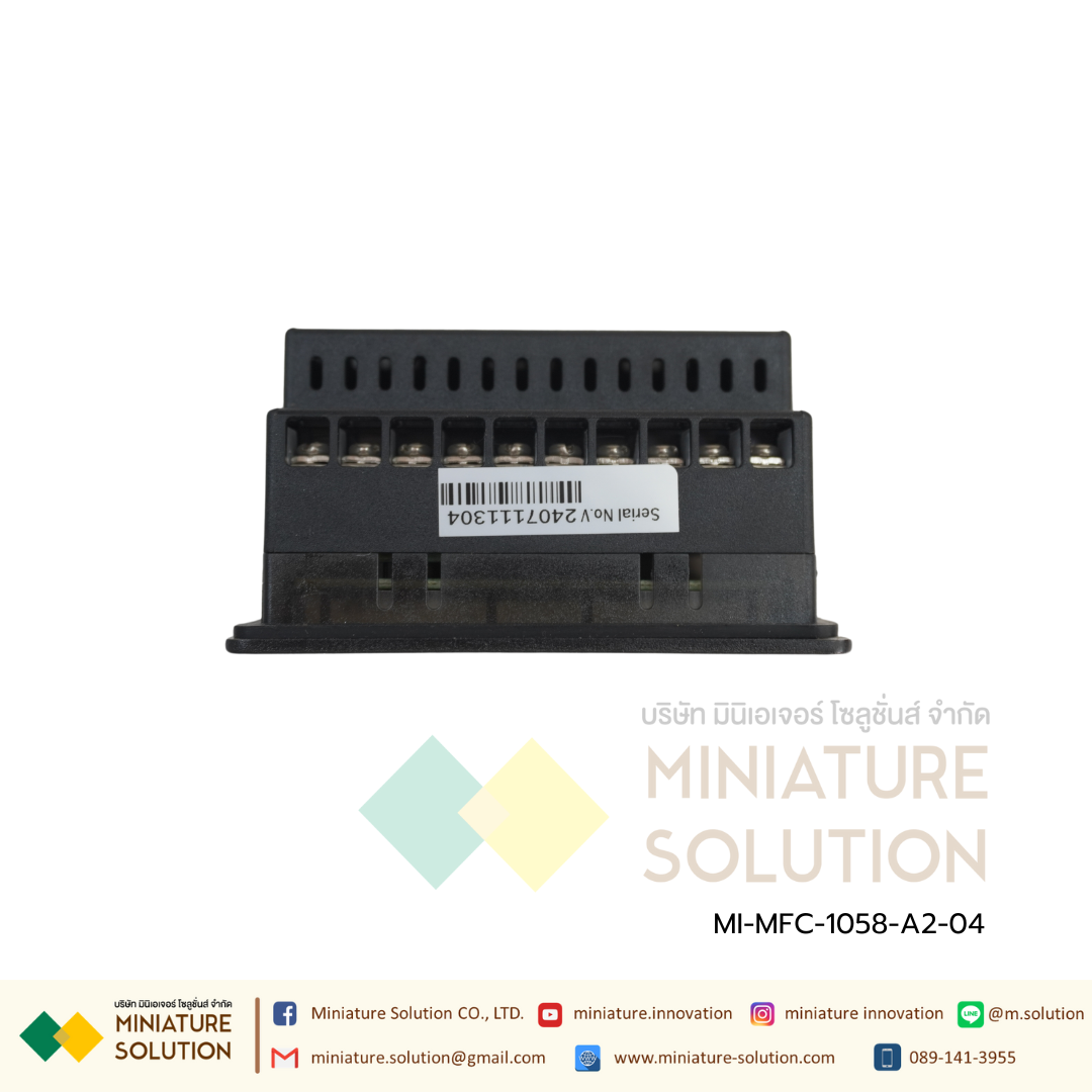 MFC-1058-A2-04 Flow Rate Cum Totalizer with RS-485 MODBUS Multispan