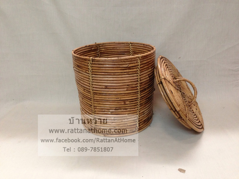 ตัวอย่างตะกร้าผ้า หวายแท้ ถังหวายใส่ผ้า ตะกร้าผ้าซัก