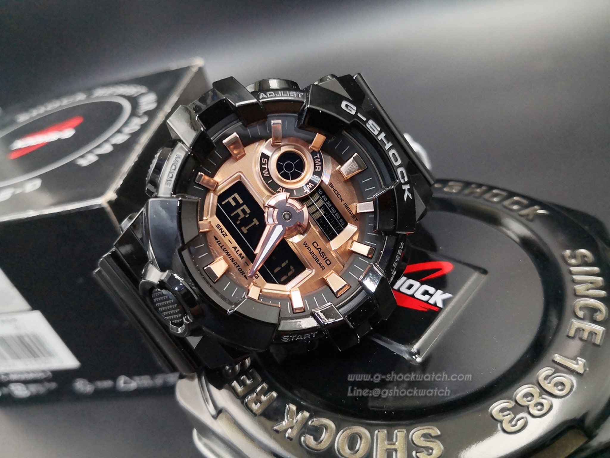 CASIO G-SHOCK นาฬิกาข้อมือ นาฬิกากันน้ำ นาฬิกาของแท้ ประกันศูนย์ CMG 1 ปี รุ่น GA-700MMC-1A