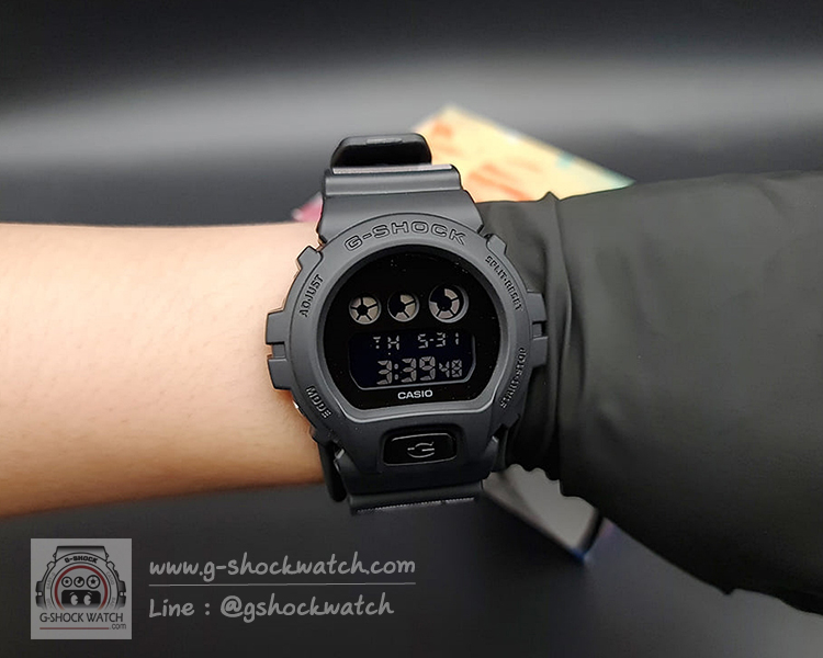 CASIO G-SHOCK นาฬิกาข้อมือ นาฬิกากันน้ำ นาฬิกาของแท้ ประกันศูนย์ CMG 1 ปี DW-6900BBA-1STCR ดำ