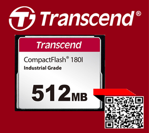 TransCend, Compact Flash Card, CF Card,512Mb,CF180,CF180I,Industrial Grade,Industrial Temp