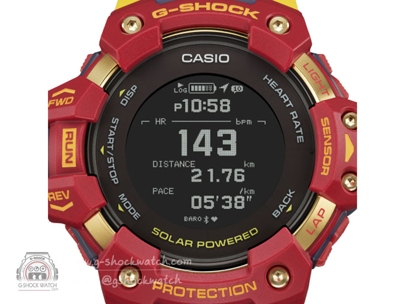 CASIO G-SHOCK นาฬิกาข้อมือ นาฬิกากันน้ำ นาฬิกาของแท้ ประกันศูนย์ CMG 1 ปี รุ่น GBD-H1000BAR-4