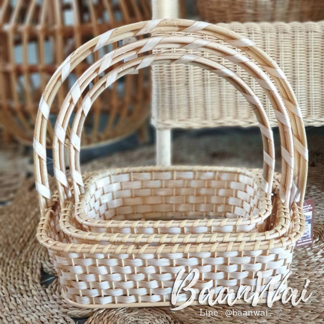 กระเช้า Code-003 ทรงเหลี่ยม