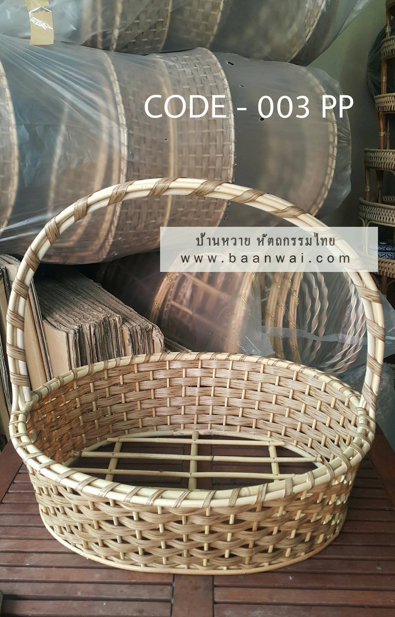 กระเช้า Code-003 หวายเทียม