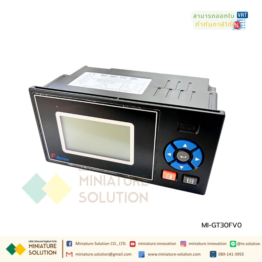 จอแสดงผลสำหรับ Flow meter เครื่องวัดการไหลของน้ำ Flow Totalize Meter มิเตอร์แสดงผลรวมการไหล DATA Logger JJ30XFS2L1V0 (GT30FV0 integrator with output (485+4-20mA))