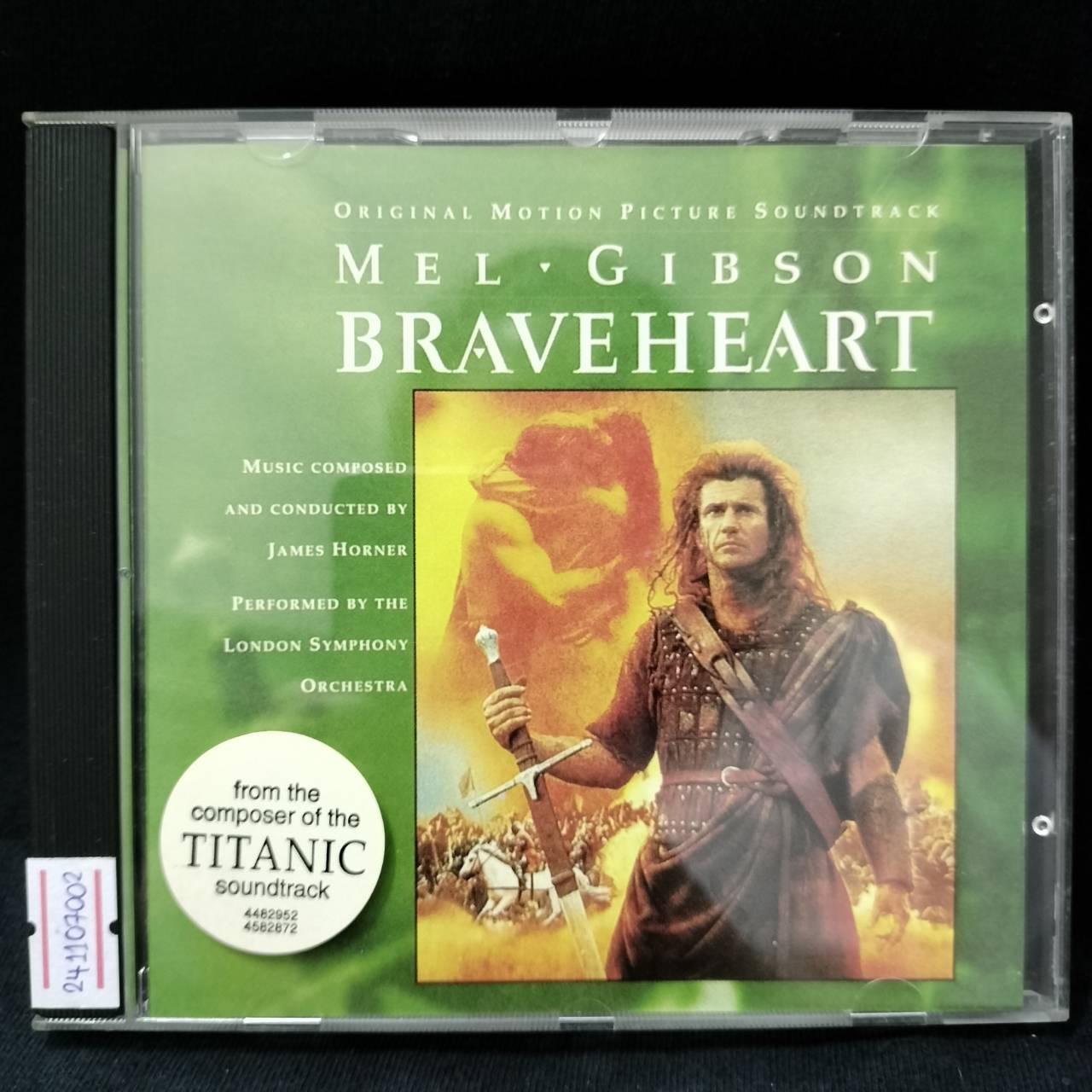 Various – Braveheart Mel Gibson (Original Motion Picture Soundtrack Sound Track) / AUSTRALIA / แผ่นสวย