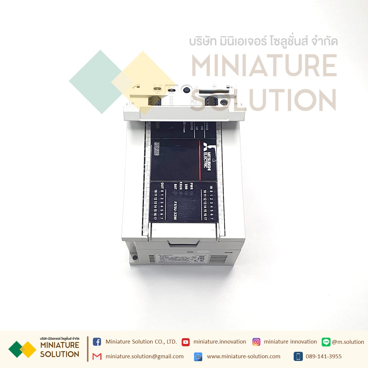 Mitsubishi PLC controller FX5U-32MR ES 64MR 80MR 32MT 64MT ESS AC/DC/RELAY