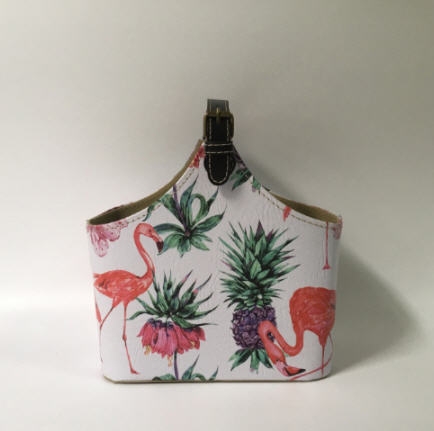 ตะกร้าหนังพรีเมี่ยม,ตะกร้าหนัง PVC,ตะกร้าหนัง,กระเช้าหนัง